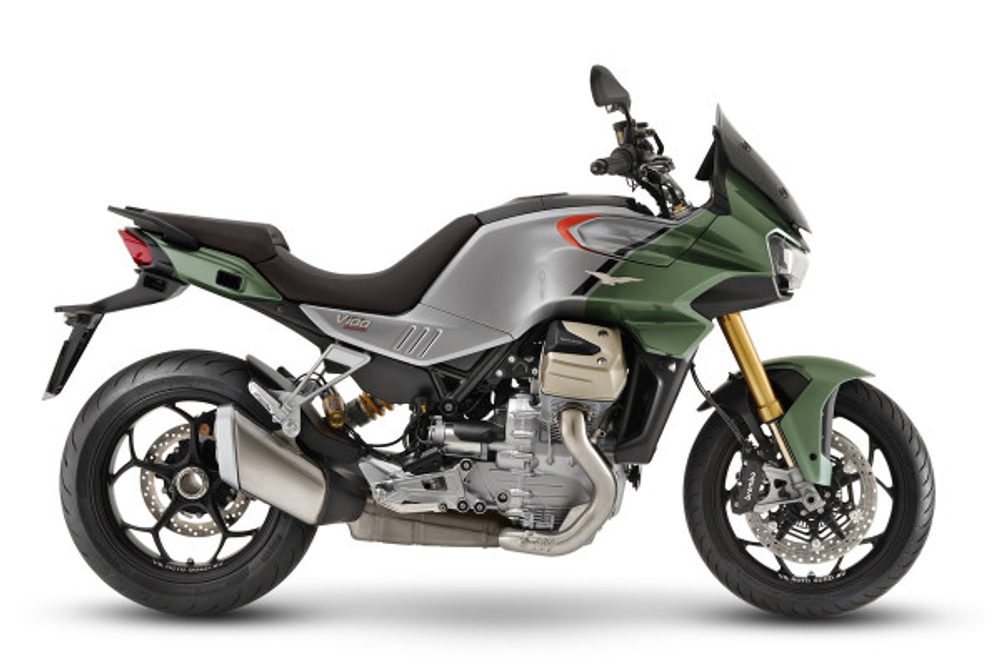 Moto Guzzi V100 Mandello S E5 Verde 2024
