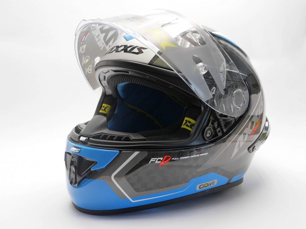 AXXIS integrální helma COBRA RAGE A3 lesklá - modrá