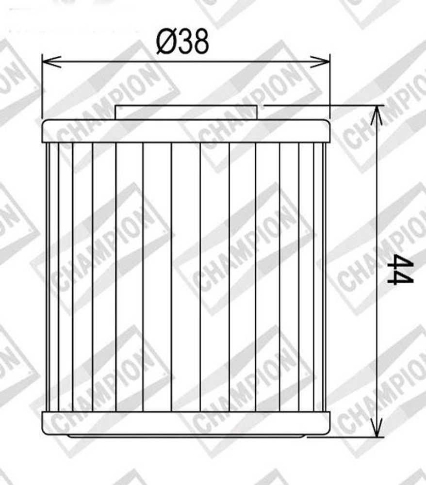 CHAMPION Olejový filtr CHAMPION COF107 100609575