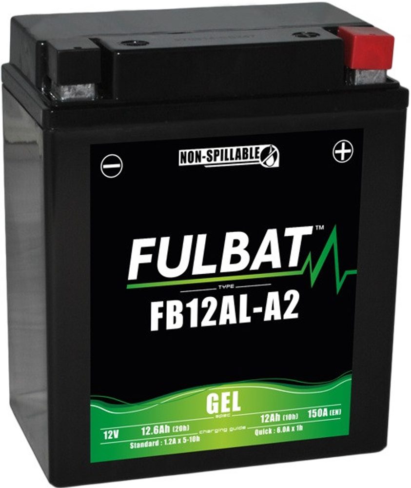 FULBAT Gelová baterie FULBAT FB12AL-A2 GEL (YB12AL-A2 GEL)