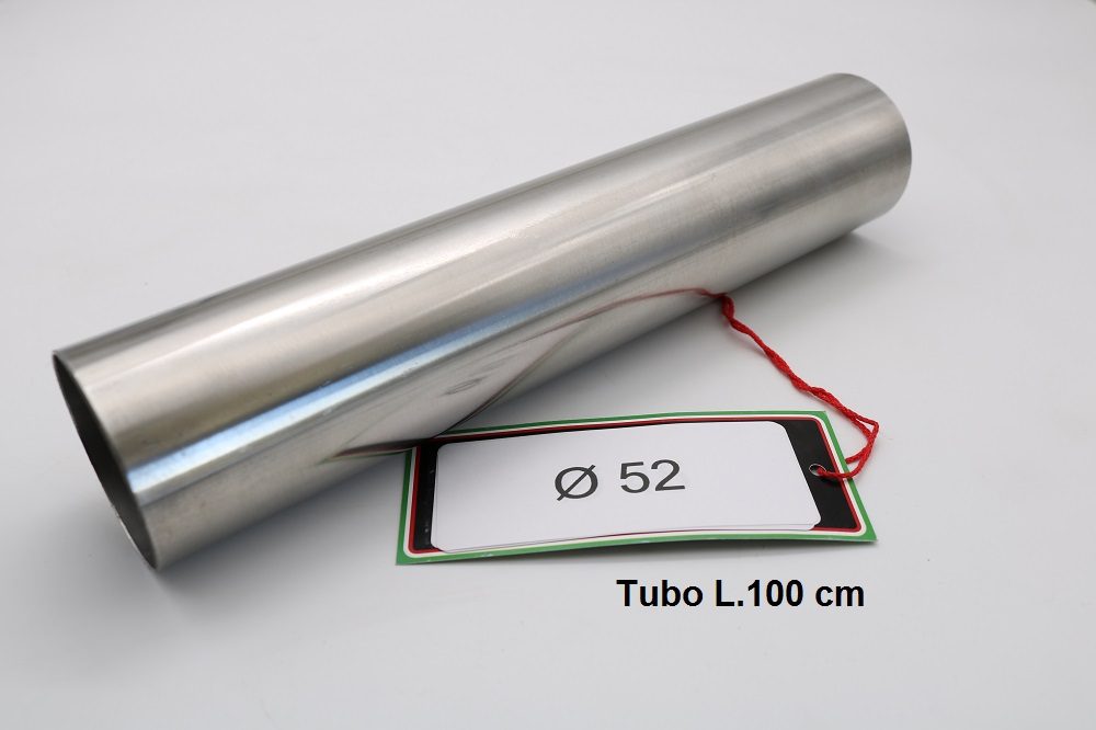 GPR Inox svod Aii 304 Tig GPR ES.203 Broušená nerezová ocel L.100cm D.52mm x 1mm