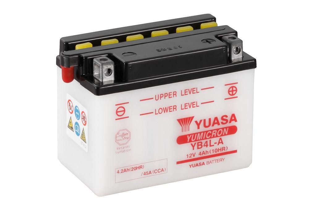 YUASA Yumicron akumulátor bez kyseliny YUASA YB4L-A