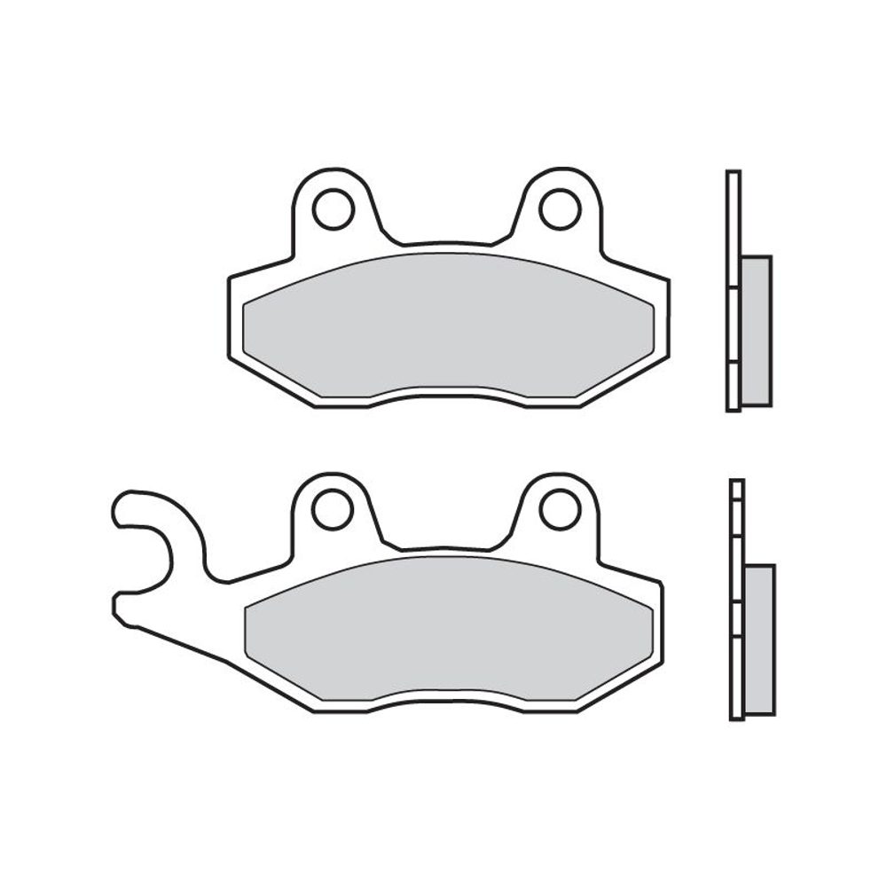 BREMBO Brzdové destičky BREMBO 07076XS