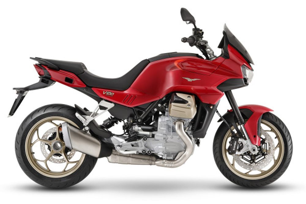 Moto Guzzi V100 Mandello Rosso Magma 2024