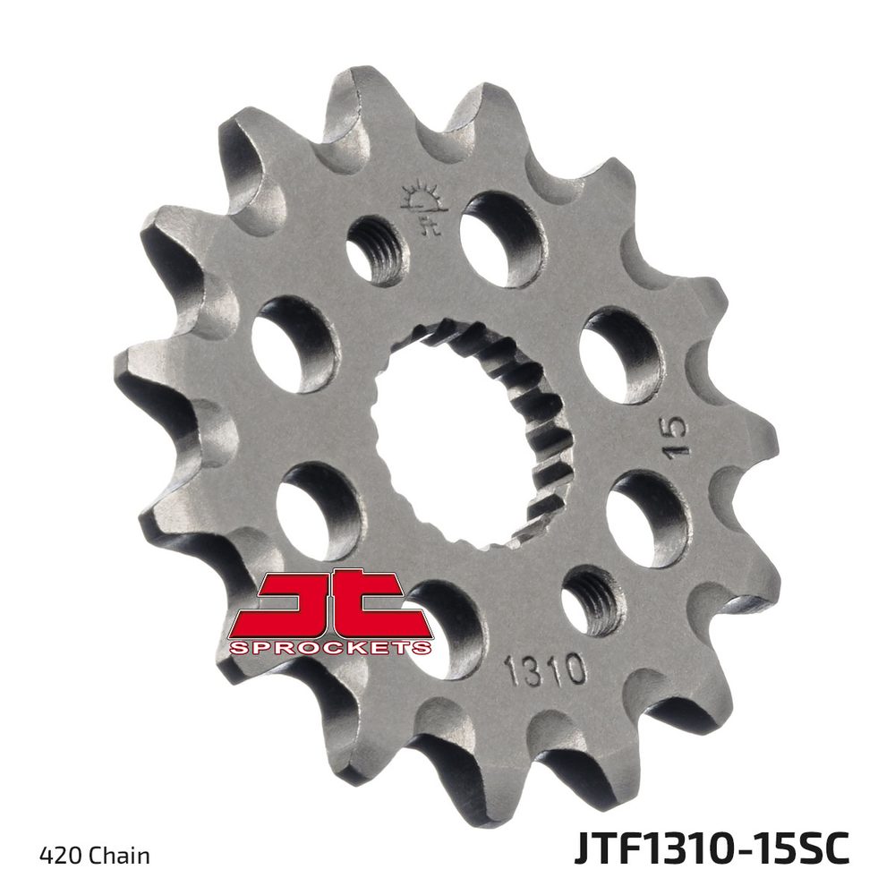 JT Řetězové kolečko JT JTF 1310-15SC 15 zubů, 420 Samočistící, Nízká hmotnost