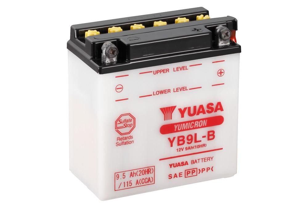 YUASA Yumicron akumulátor bez kyseliny YUASA YB9L-B