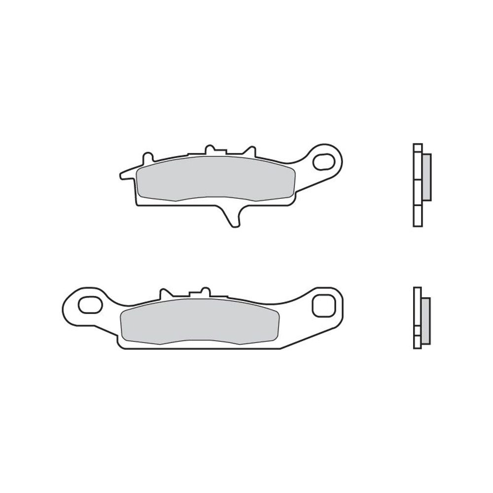 BREMBO Brzdové destičky BREMBO 07KA25SX