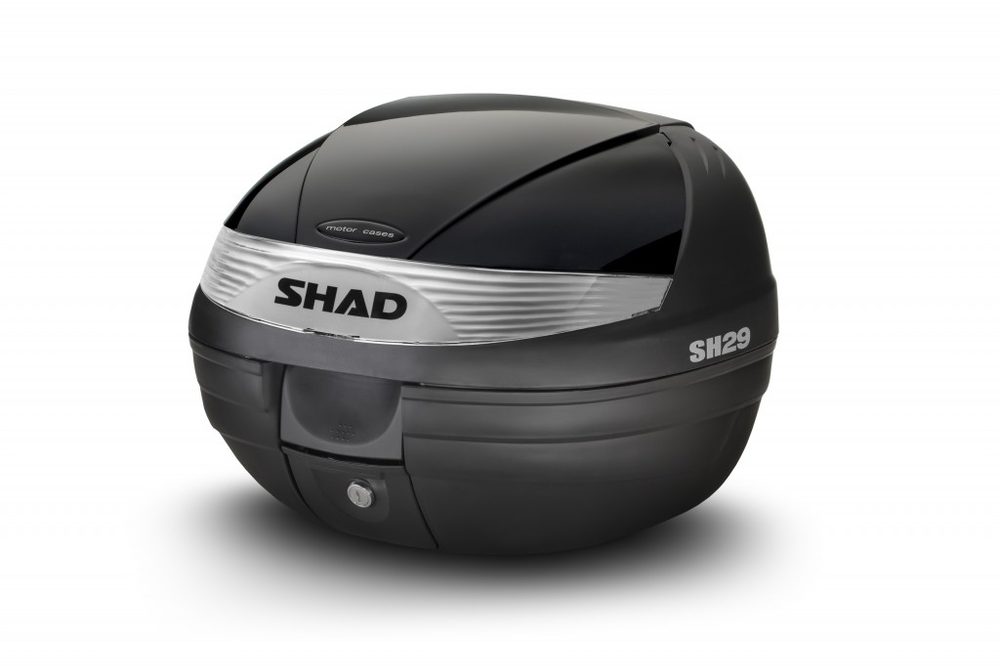 SHAD Vrchní kufr na motorku s barevným krytem SHAD SH29 Lesklá černá