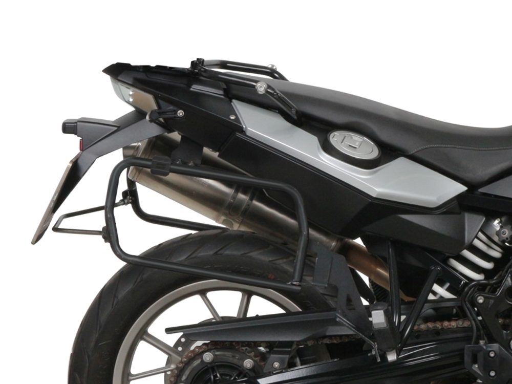 SHAD Kompletní sada černých hliníkových kufrů SHAD TERRA BLACK, 48L topcase 36L/47L boční kufry, včetně montážní sady a plotny SHAD BMW F 650 GS/ F 700 GS/ F 800 GS