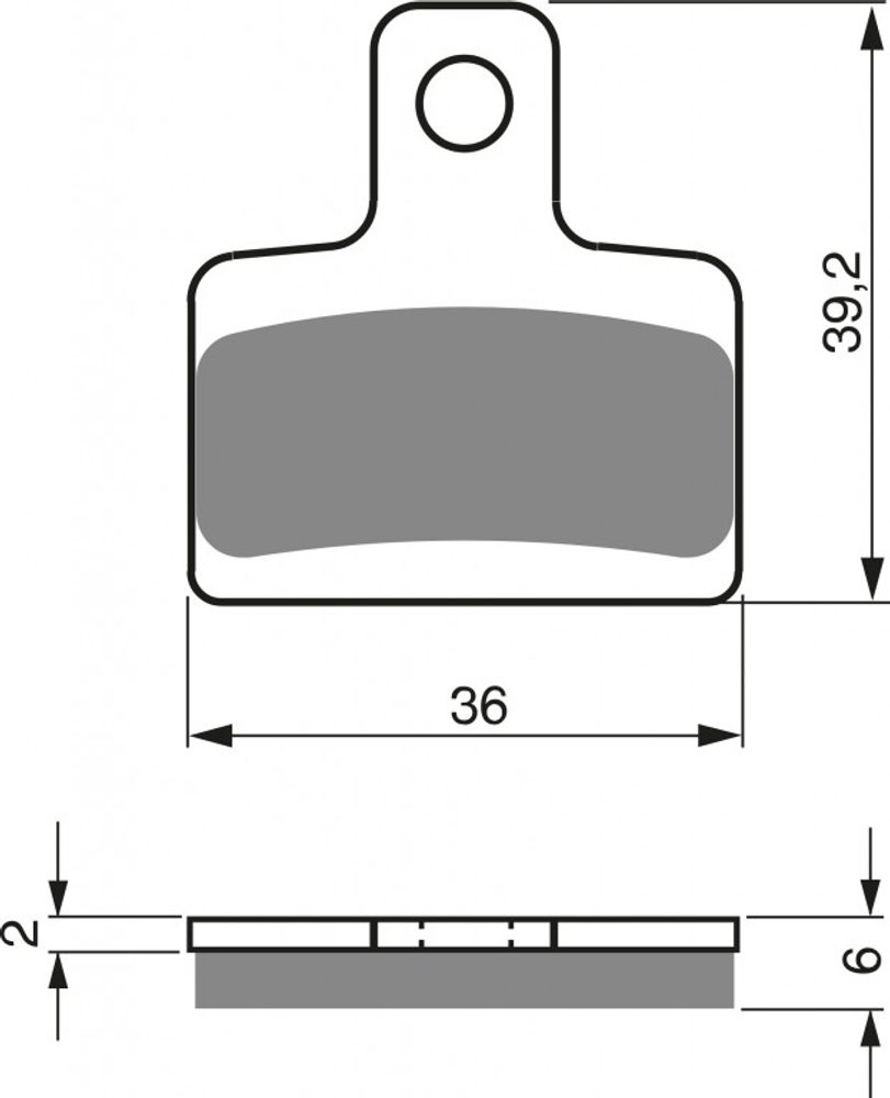 GOLDfren Brzdové destičky GOLDFREN 199 K5