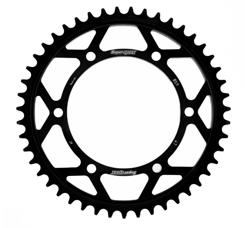 SUPERSPROX Řetězová rozeta SUPERSPROX RFE-859:47-BLK černý 47 zubů, 530