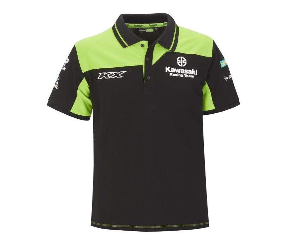 Kawasaki Pánské polo tričko Kawasaki MXGP 2022 - zelená - 3XL