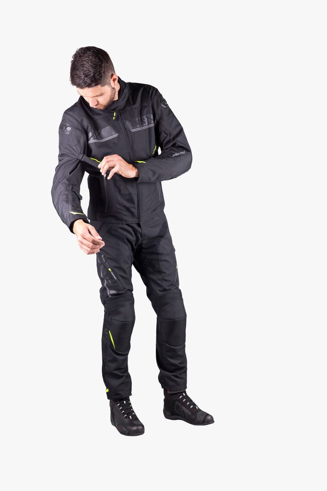 IXS Sportovní textilní bunda iXS CARBON-ST černá - 2XL