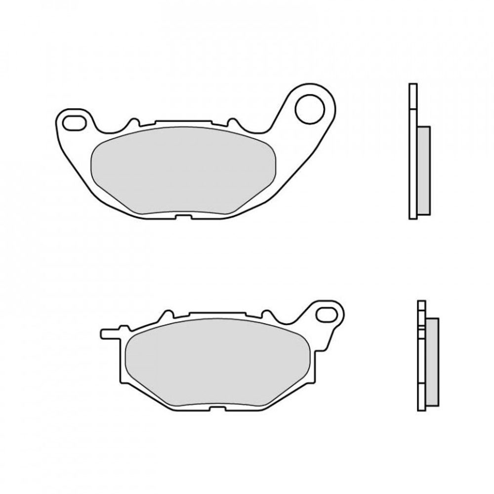 BREMBO Brzdové destičky BREMBO 07YA52SR