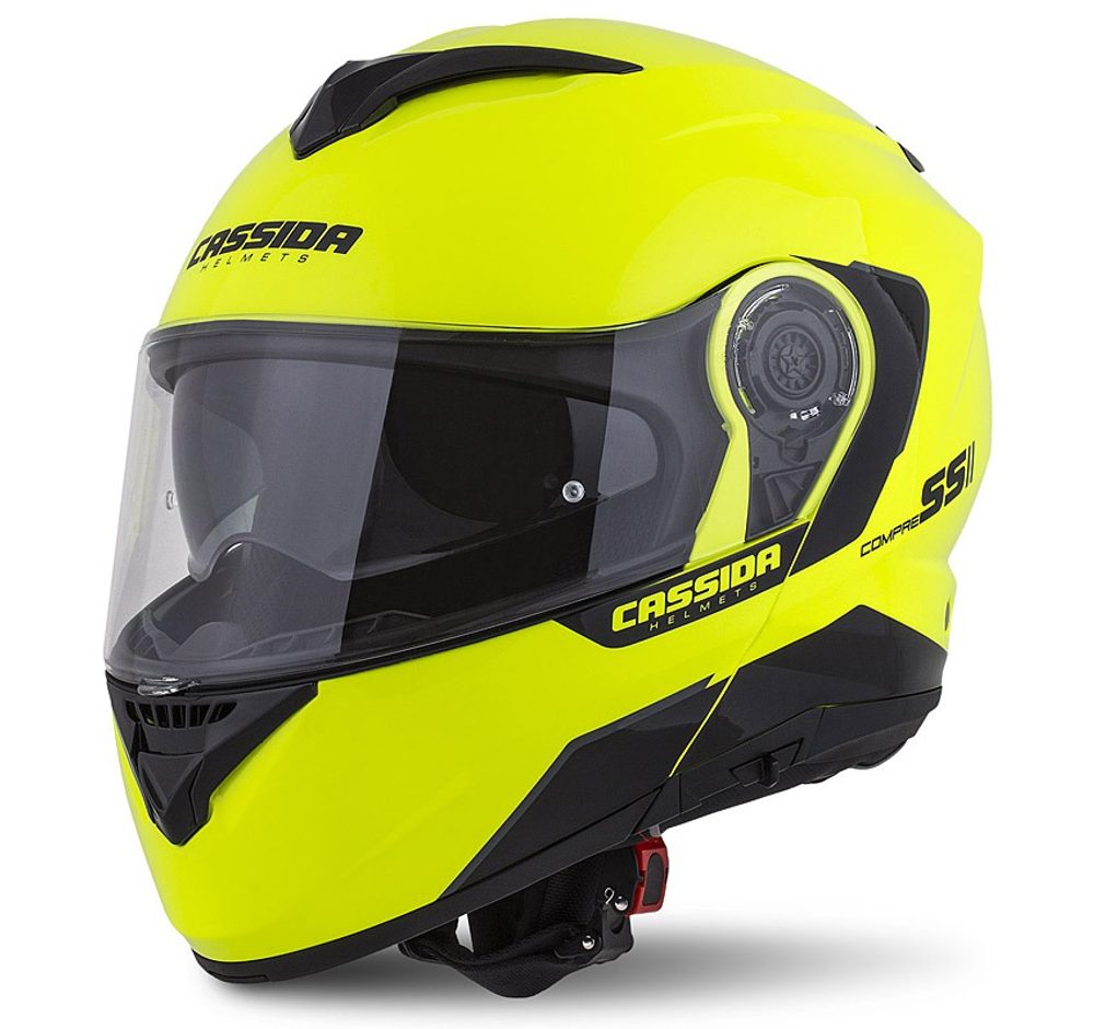 CASSIDA helma Compress 2.0 Refraction - žlutá fluo - 2XL