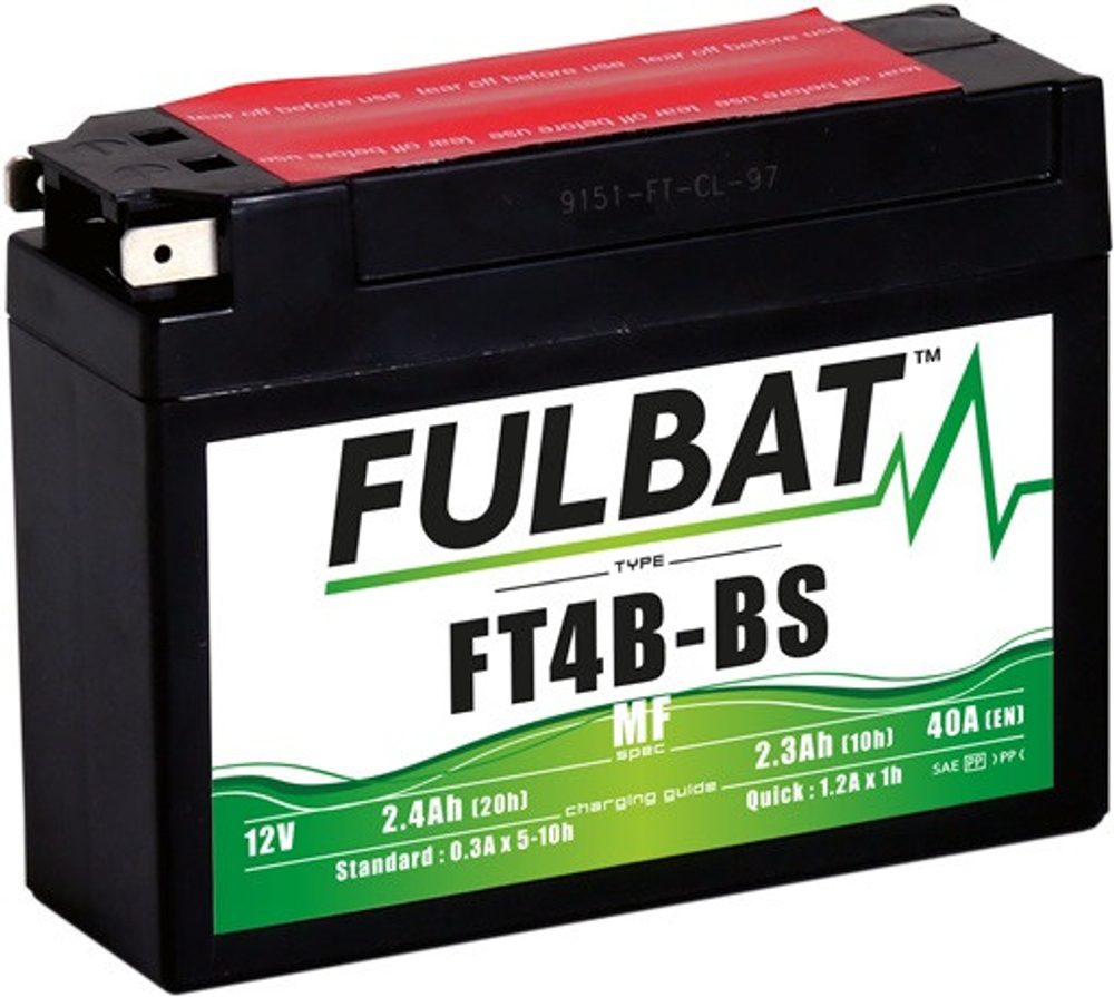 FULBAT Bezúdržbová motocyklová baterie FULBAT FT4B-BS (YT4B-BS)