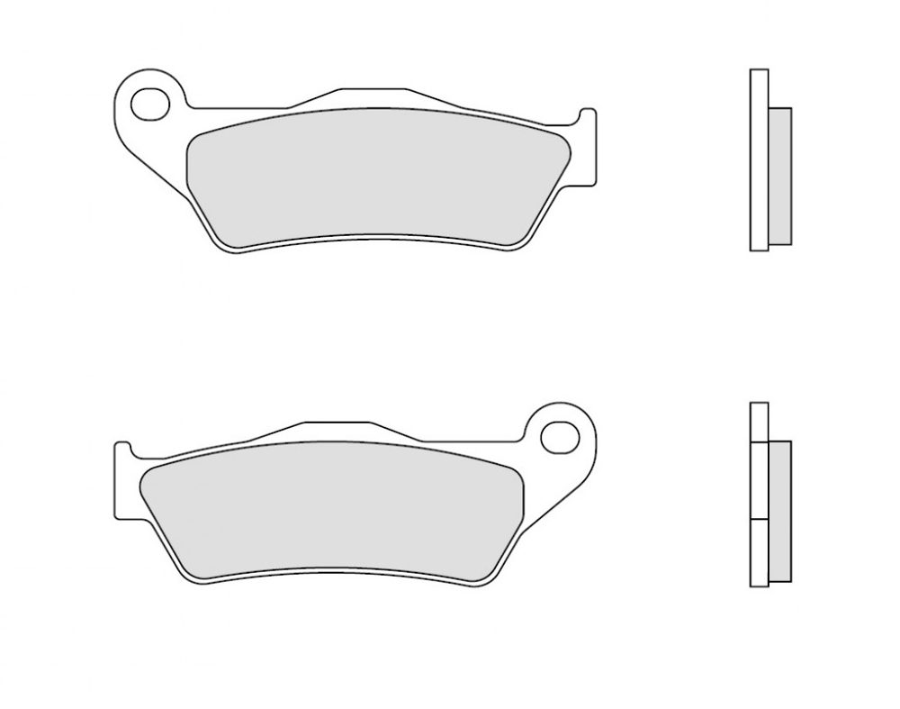 BREMBO Brzdové destičky BREMBO 07BB04CC CC ROAD