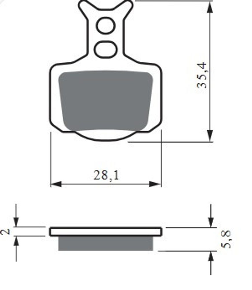 GOLDfren Brzdové destičky GOLDFREN 439 S33 OFF-ROAD REAR