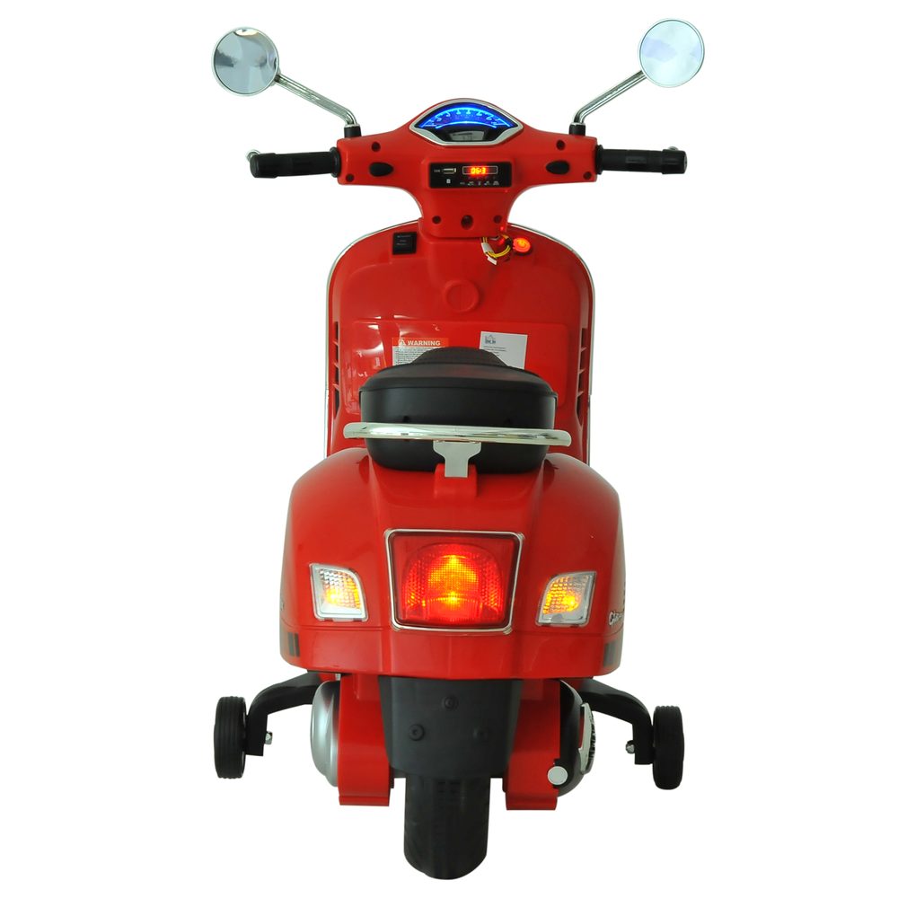 Vespa Dětský elektrický skůtr Vespa - červená