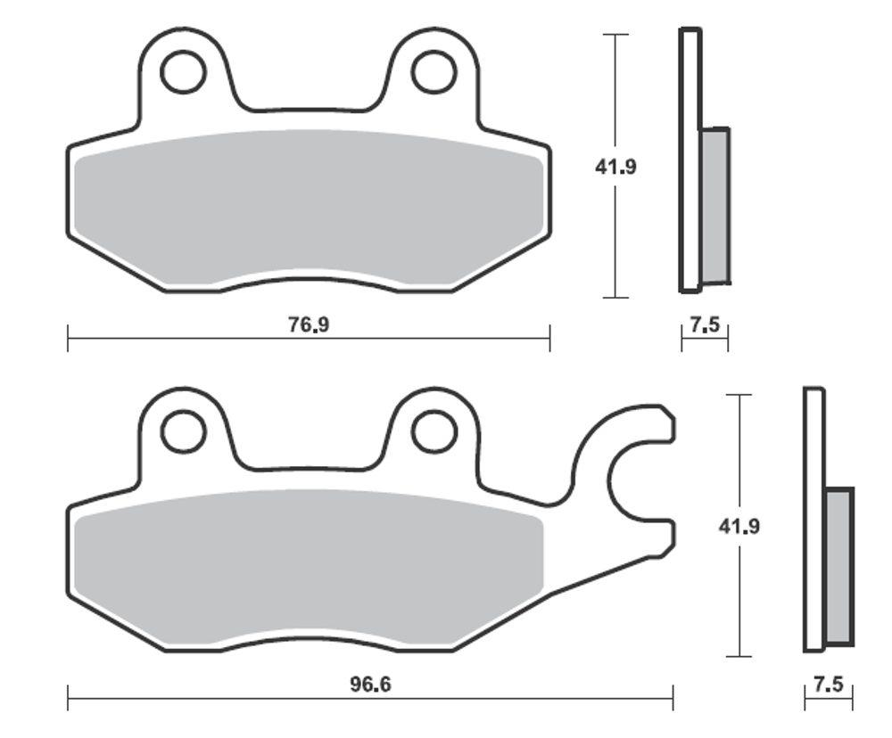 BREMBO Brzdové destičky BREMBO 07KA31SA