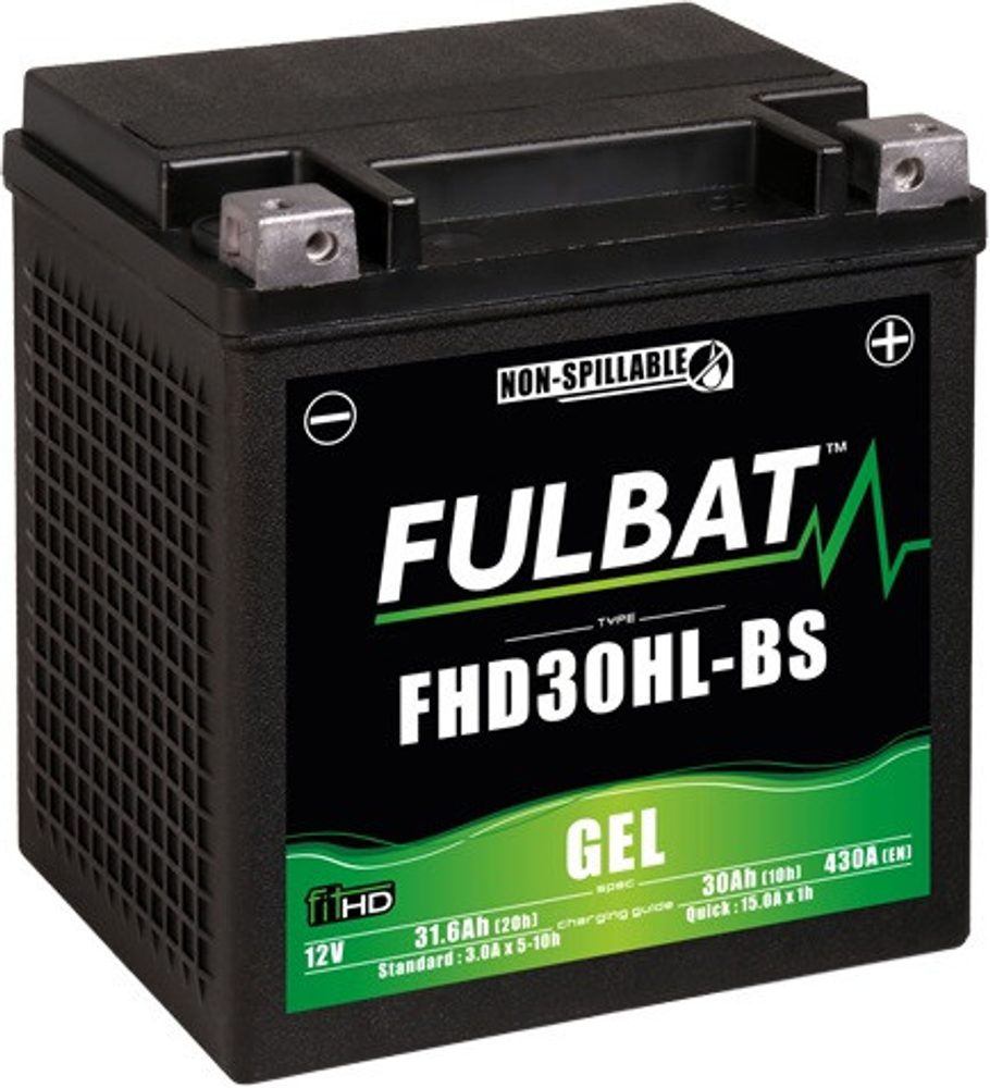 FULBAT Gelová baterie FULBAT FHD30HL-BS GEL (Harley.D) (YHD30HL-BS GEL)