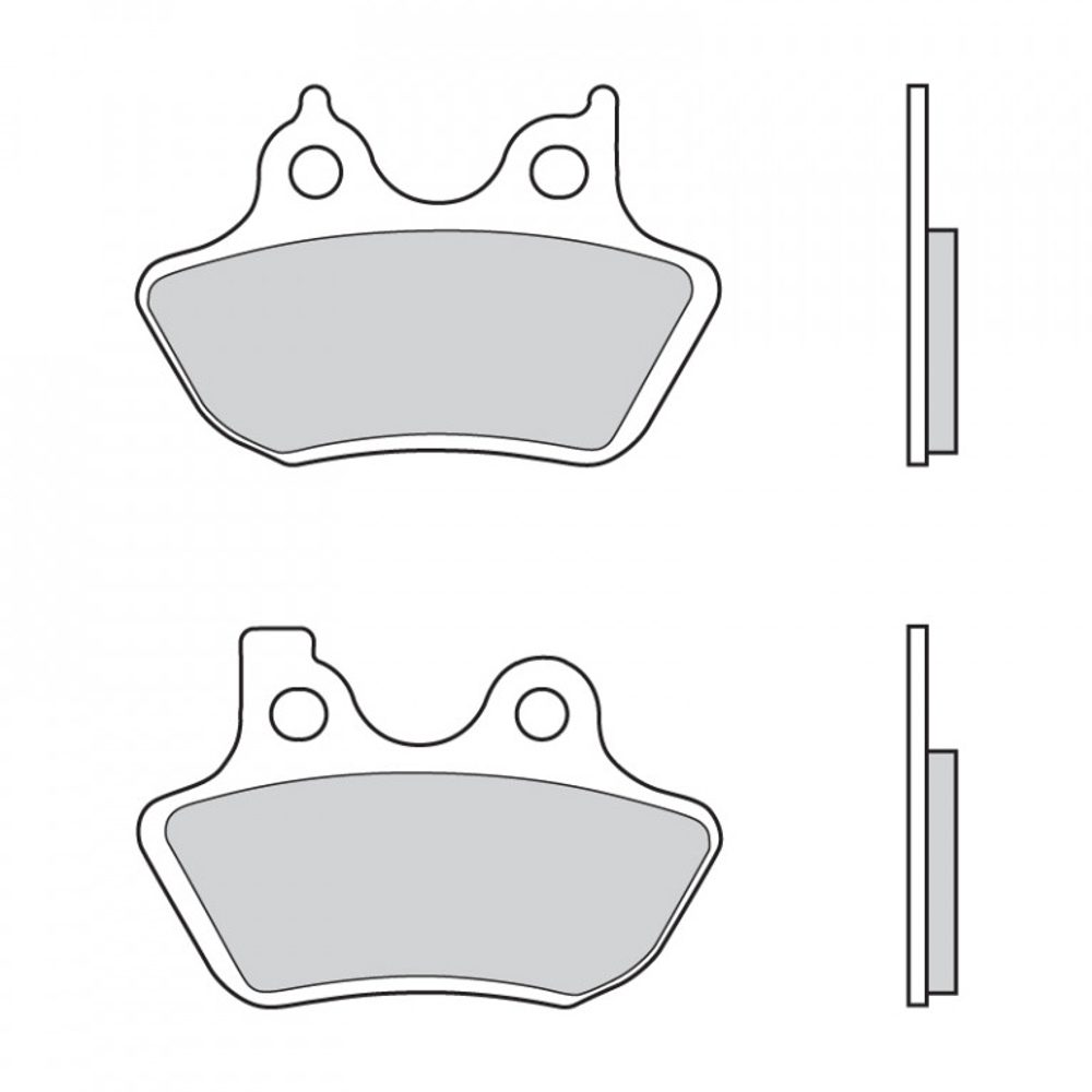 BREMBO Brzdové destičky BREMBO 07HD16SP