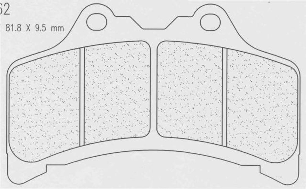 CL BRAKES Brzdové destičky CL BRAKES 2362 A3+