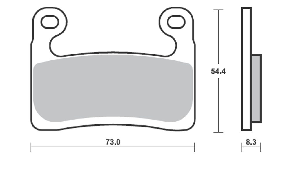 BREMBO Brzdové destičky BREMBO 07GR90SA