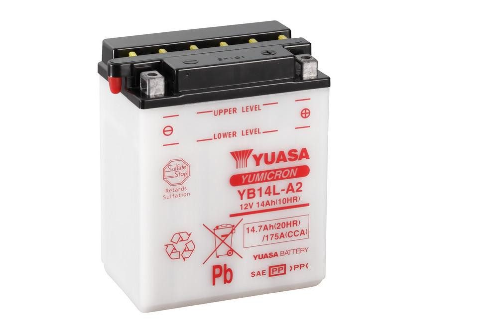 YUASA Yumicron akumulátor bez kyseliny YUASA YB14L-A2