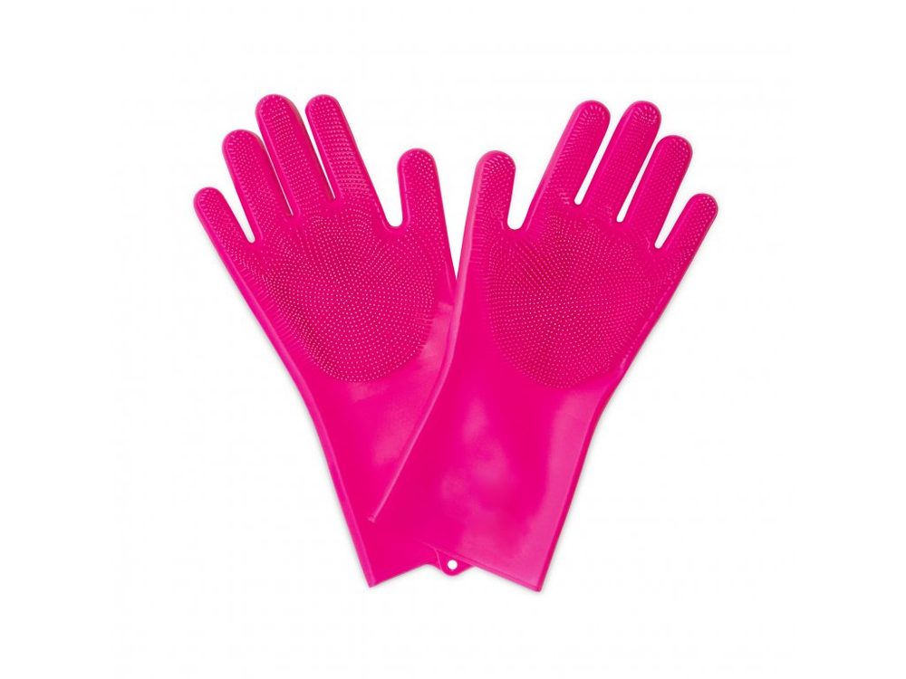MUC-OFF Silikonové mycí rukavice - L