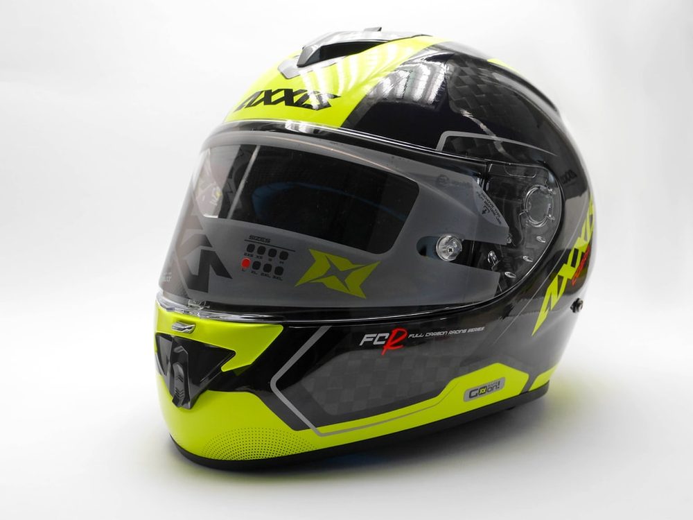 AXXIS integrální helma COBRA RAGE A3 lesklá - fluo žlutá - M