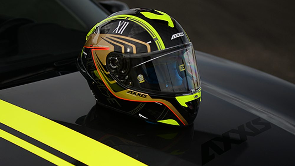 AXXIS integrální helma COBRA RAGE A3 lesklá - fluo žlutá - M