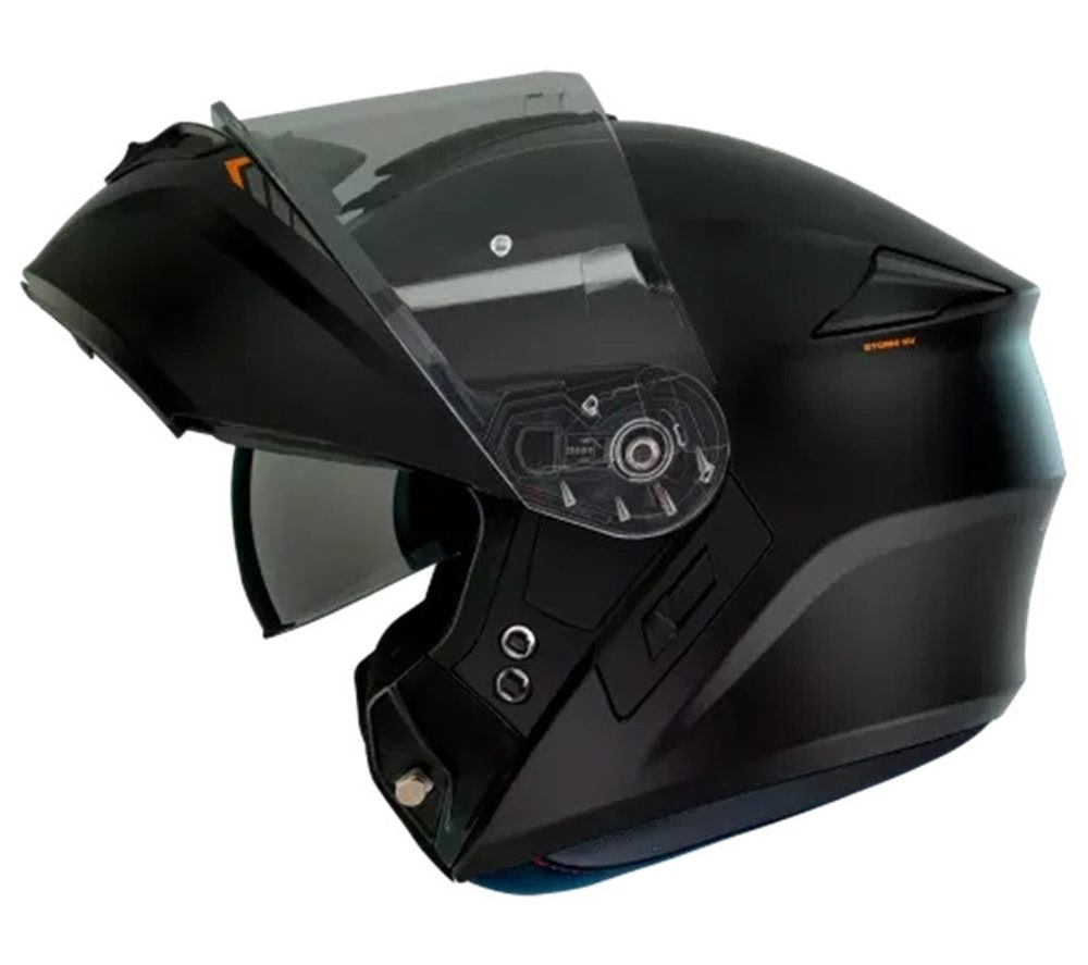 AXXIS Výklopná helma AXXIS STORM SV S solid A1 matná černá XXL