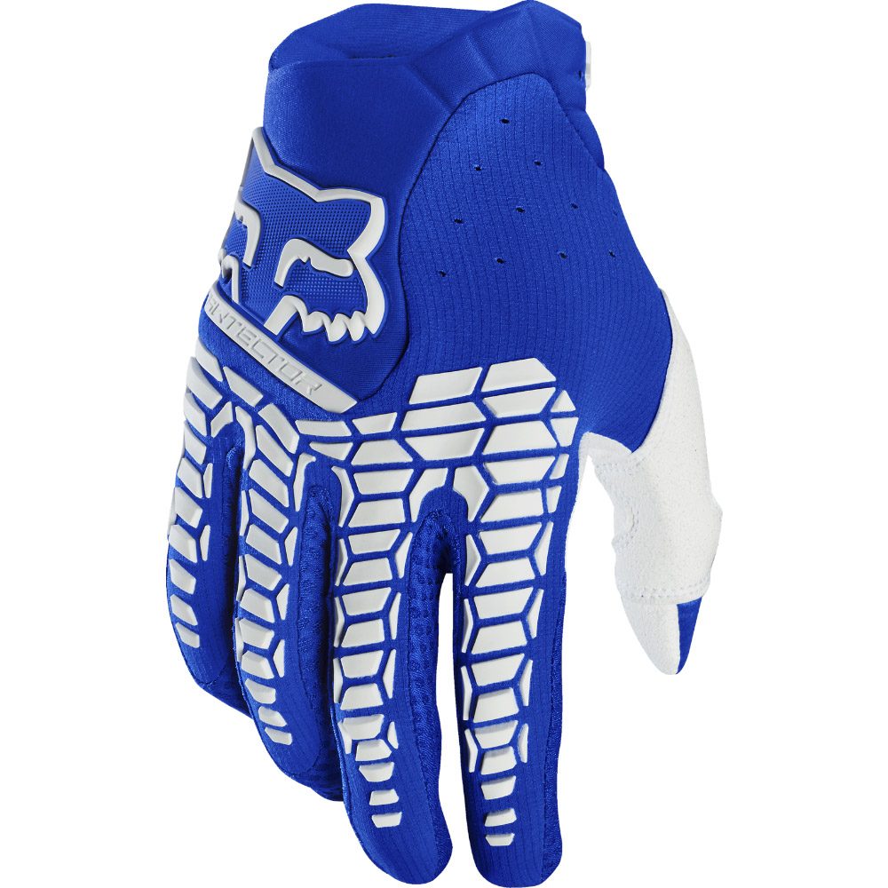 FOX Motokrosové rukavice FOX Pawtector Glove MX21 - modrá - S