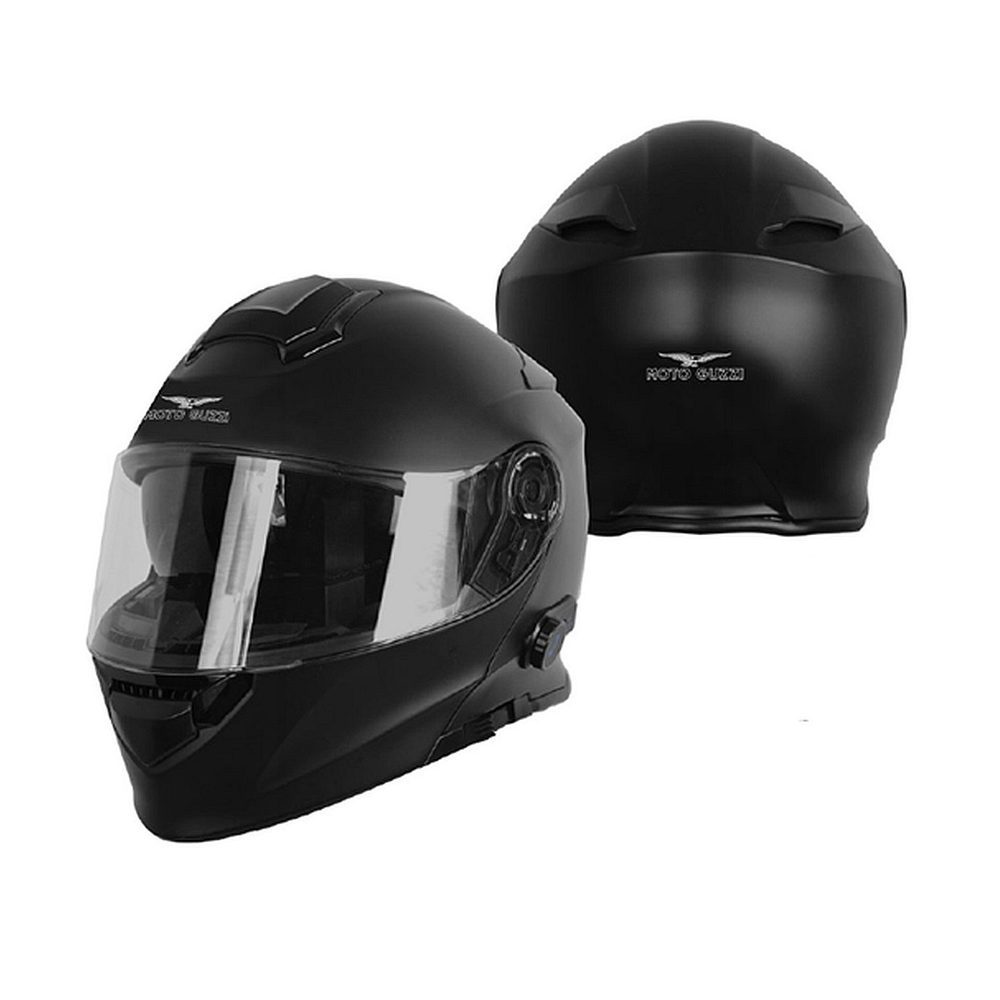 Moto Guzzi Výklopná helma Moto Guzzi - černá