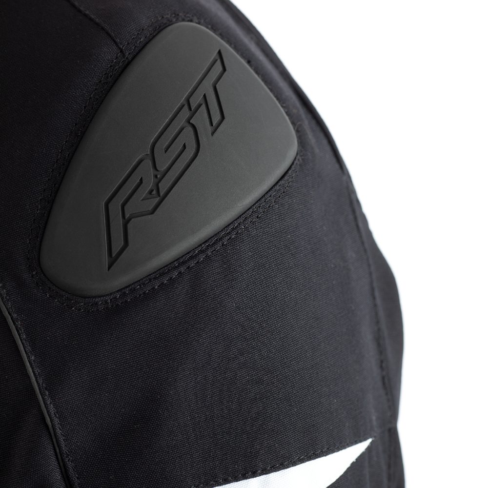 RST 2196 GT CE Mens Textile Jacket WHI-52 - 44/L - Černá/bílá