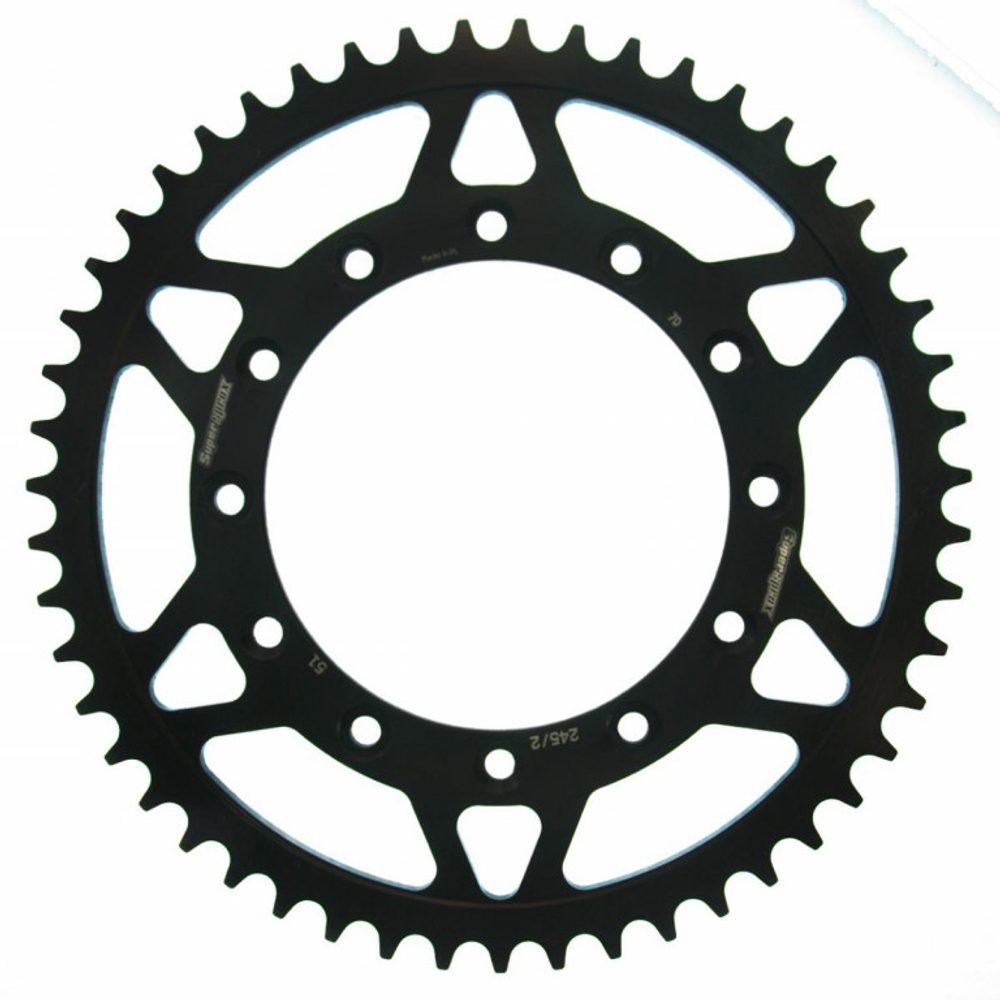 SUPERSPROX Řetězová rozeta SUPERSPROX RFE-245/2:51-BLK černý 51 zubů, 520