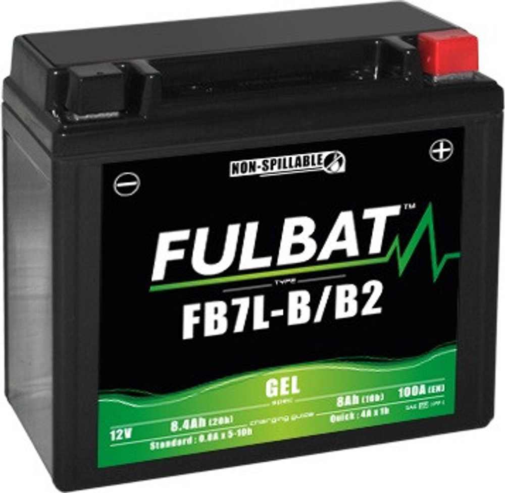 FULBAT Gelová baterie FULBAT FB7L-B/B2 GEL (YB7L-B/B2 GEL)