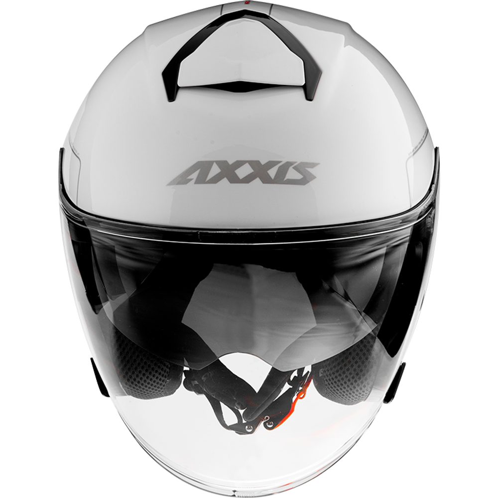 AXXIS Otevřená helma AXXIS MIRAGE SV ABS solid bílá lesklá S