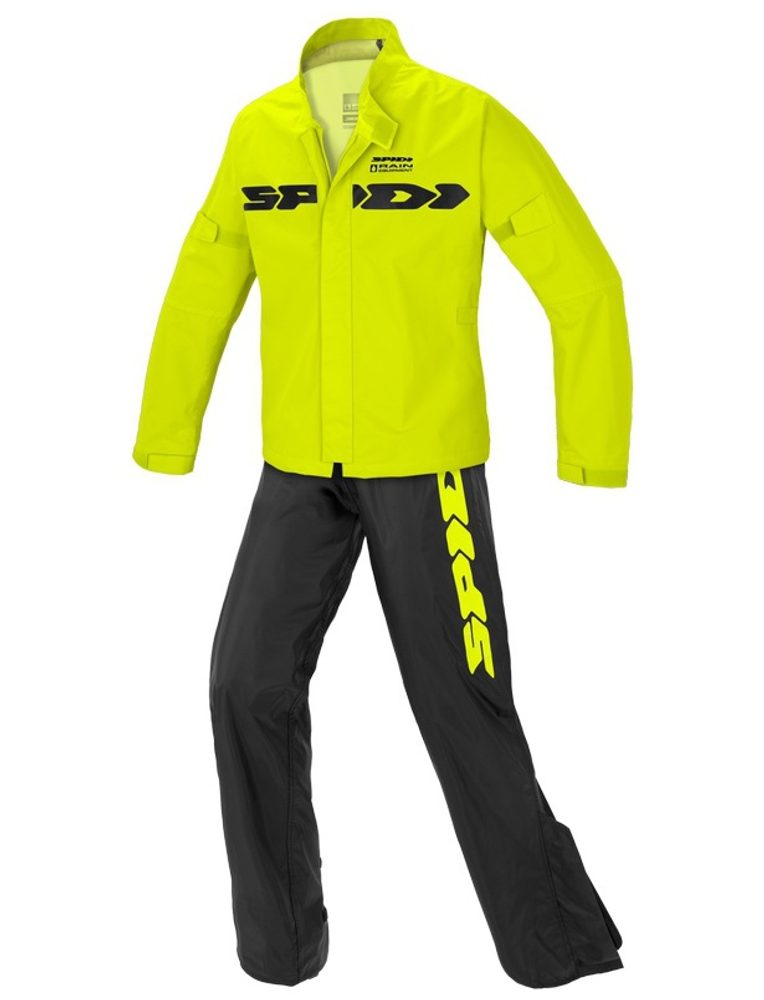 SPIDI Moto pláštěnka dvoudílná SPIDI SPORT RAIN KIT (žlutá fluo/černá) - XL