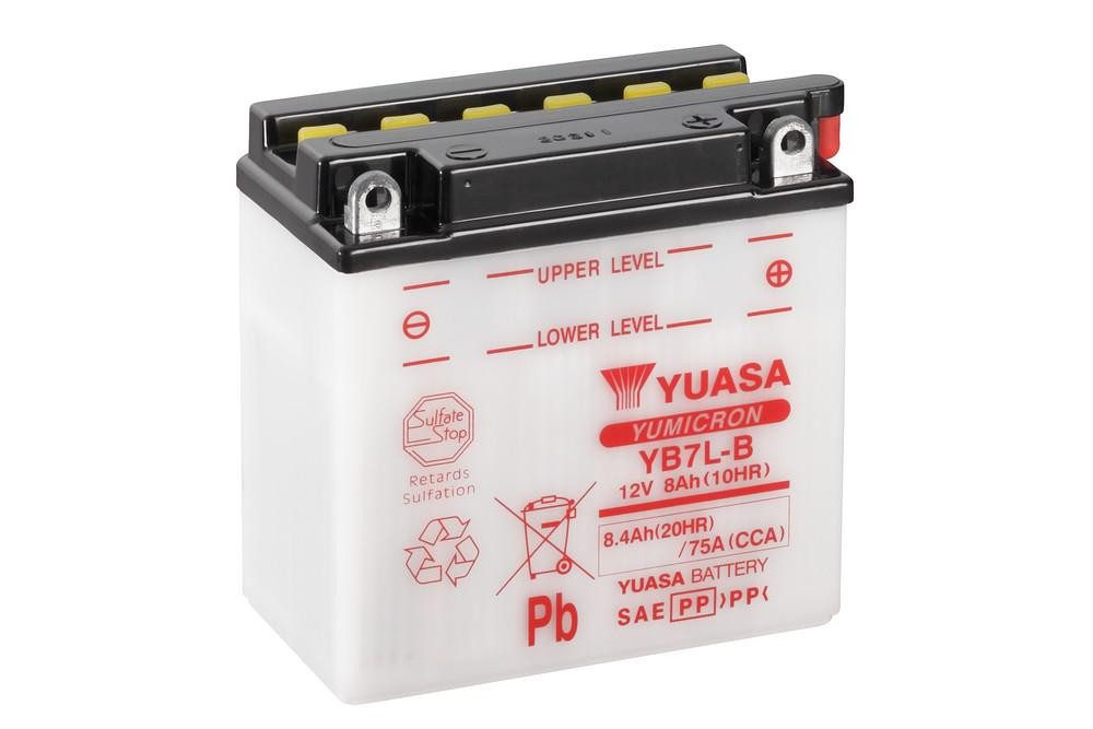 YUASA Yumicron akumulátor bez kyseliny YUASA YB7L-B