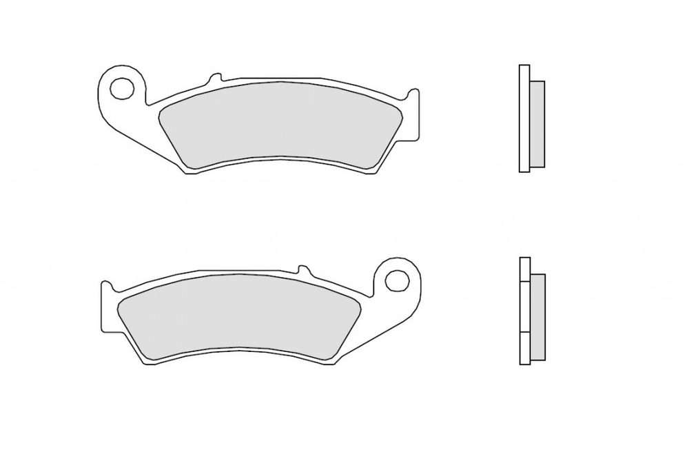 BREMBO Brzdové destičky BREMBO 07HO25SX