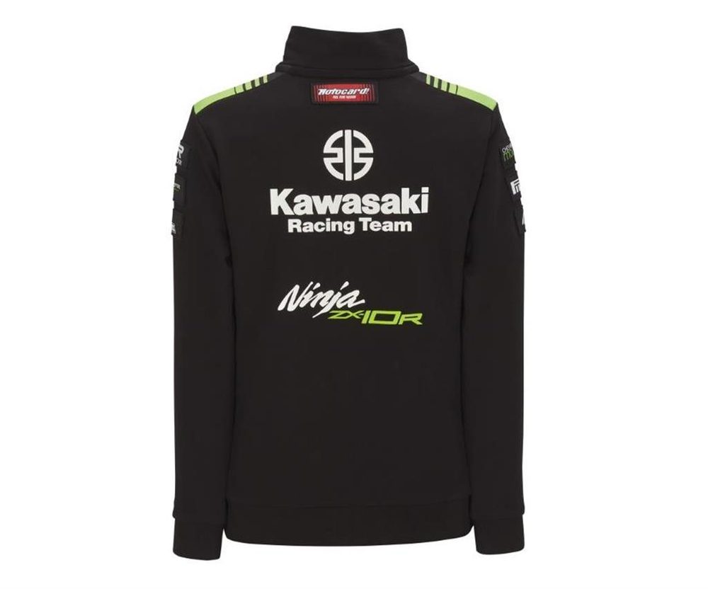 Kawasaki Mikina Kawasaki Racing Team WSBK 2022 - černá