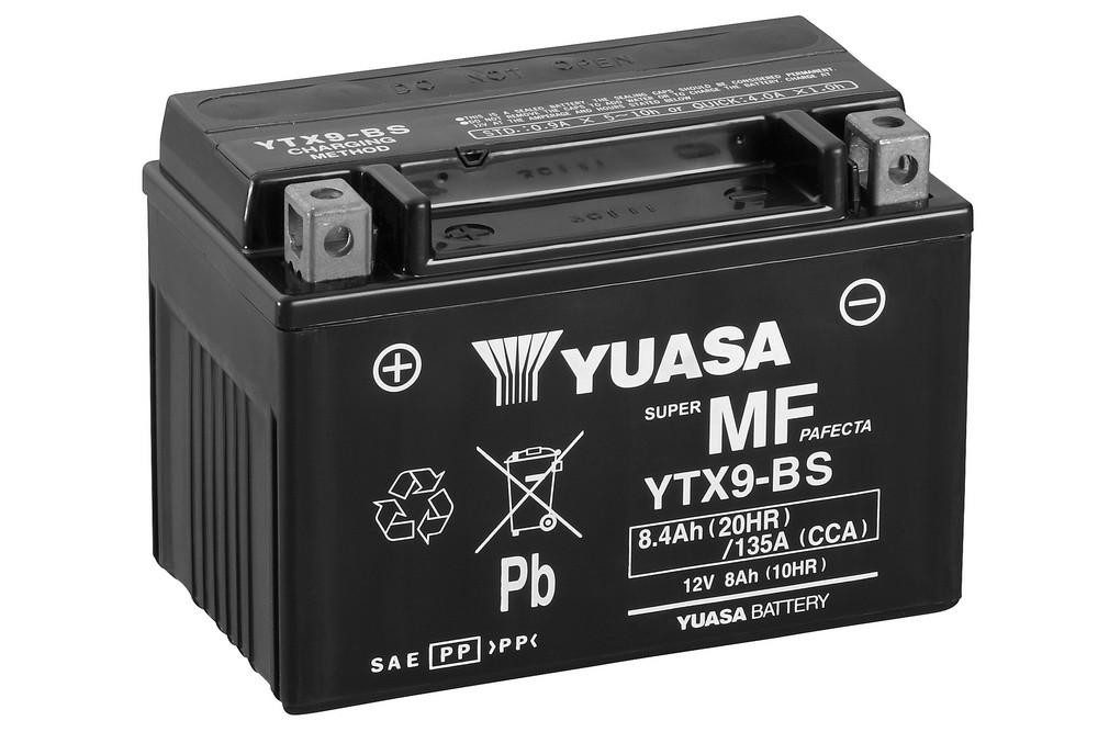 YUASA Továrně aktivovaná motocyklová baterie YUASA YTX9