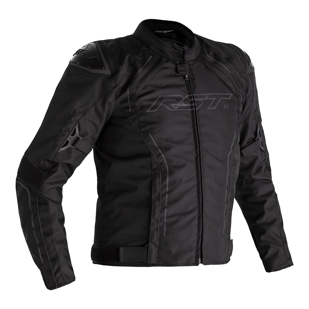 RST Pánská textilní bunda RST S-1 CE / JKT 2559 - černá