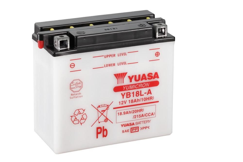 YUASA Yumicron akumulátor bez kyseliny YUASA YB18L-A