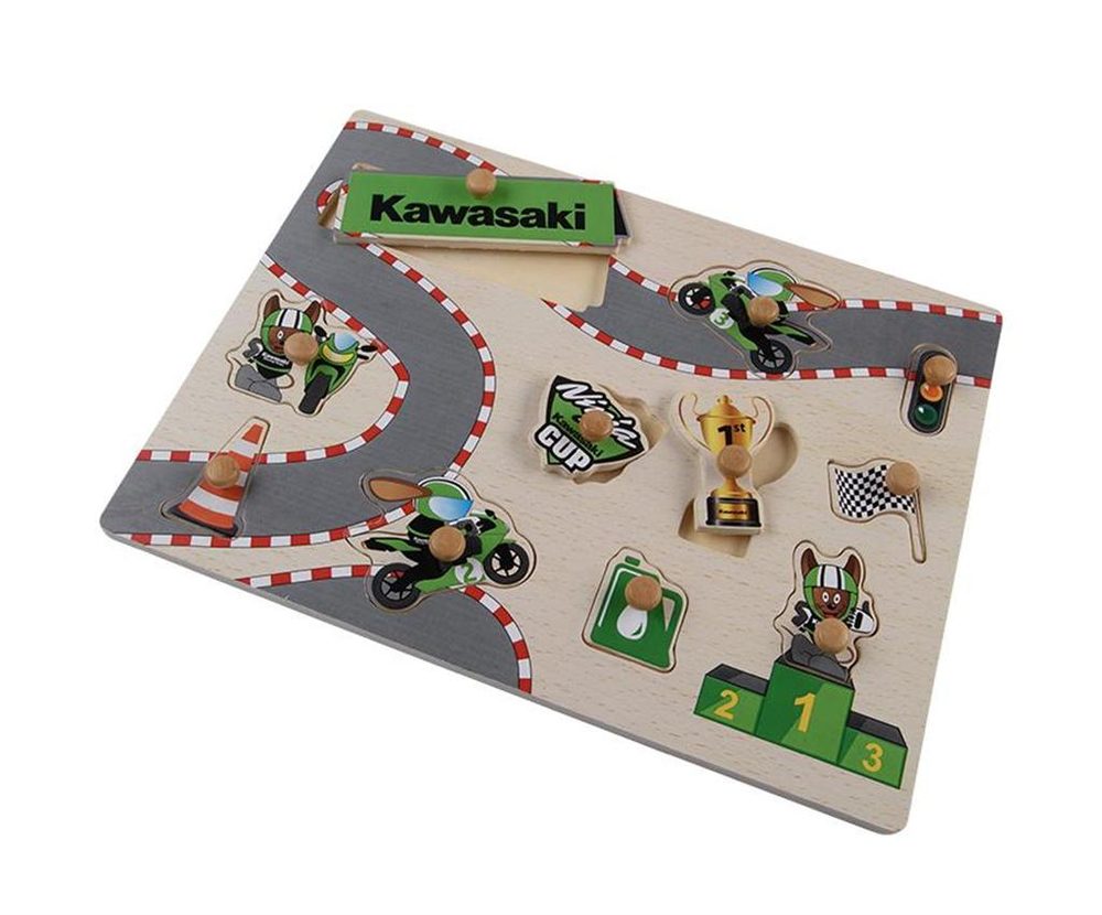 Kawasaki Dřevěné puzzle Kawasaki pro nejmenší