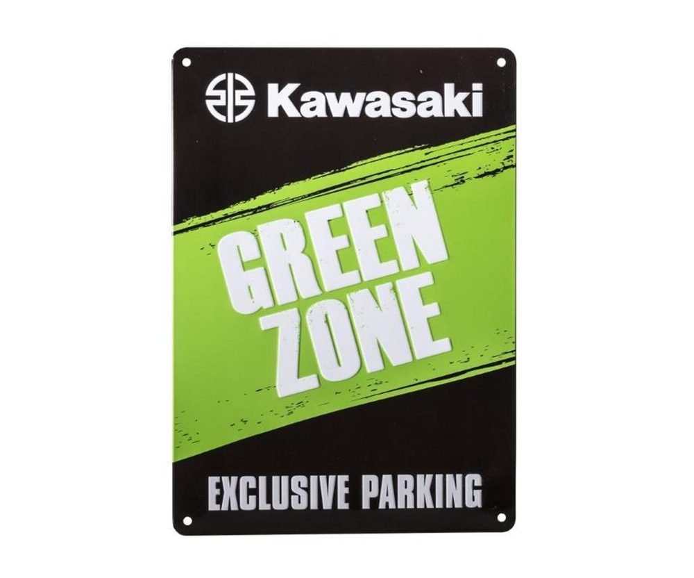 Kawasaki Plechová parkovací značka Kawasaki