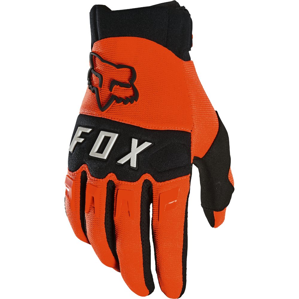 FOX Motokrosové rukavice FOX Dirtpaw Glove MX21 - oranžová