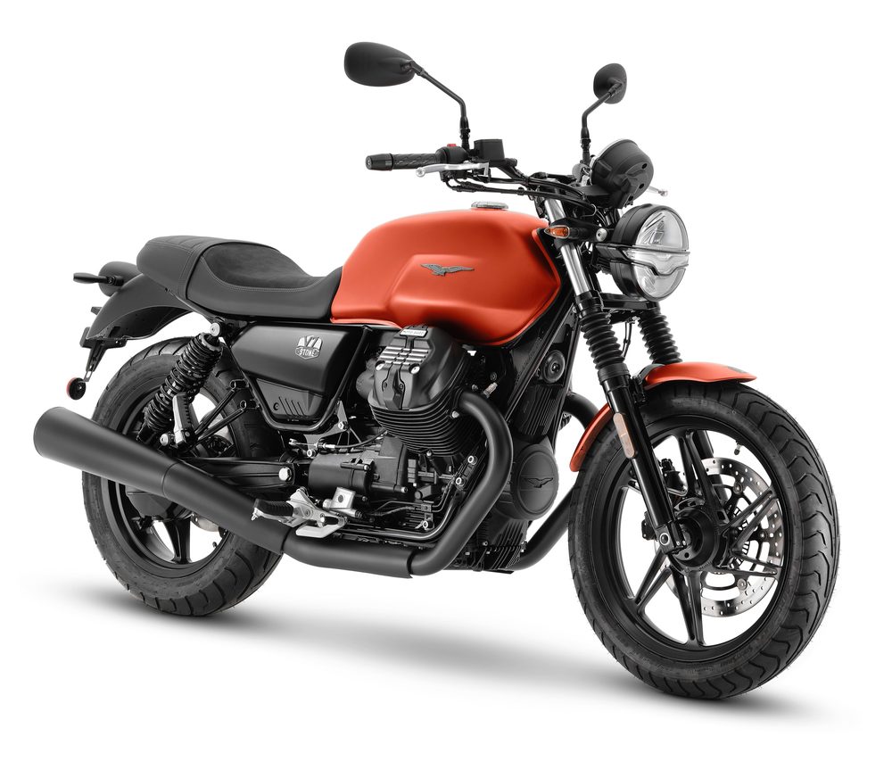 Moto Guzzi V7 Stone Arancione Rame 2024